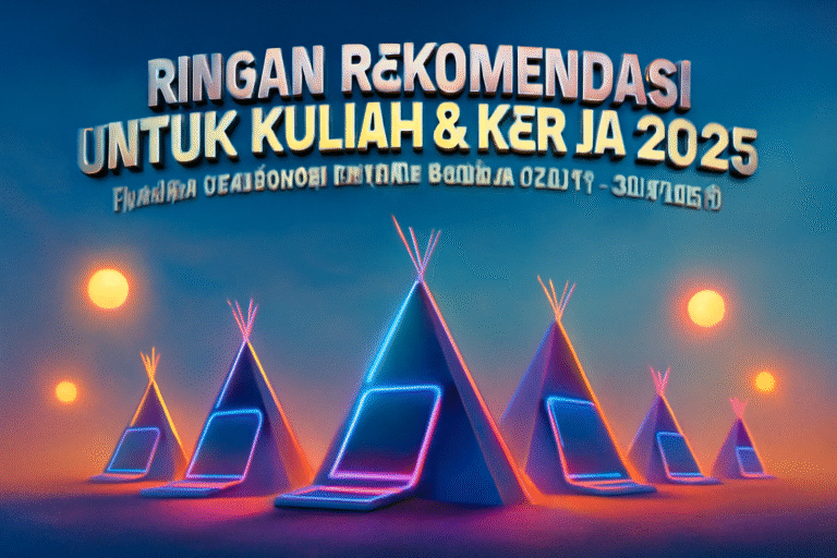 7 Laptop Tipis & Ringan Rekomendasi untuk Kuliah & Kerja 2025: Harga, Performa, Baterai & Build Quality yang Solid