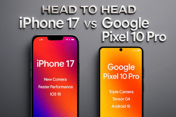 Head to Head iPhone 17 vs Google Pixel 10 Pro: Kamera, Performa, Sistem Operasi & Mana yang Lebih Layak Dibeli Tahun Ini
